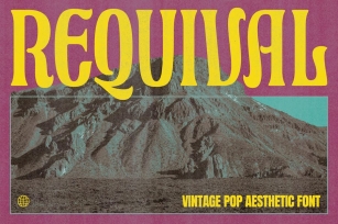 Requival - Vintage Pop Aesthetic Fonts Font Download