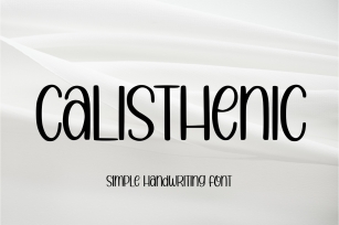 Calisthenic Font Download