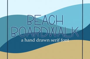 Beach Boardwalk Font Download