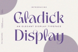 Gladick - Modern Typeface Font Download