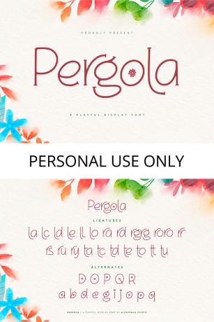 Pergola Font Download