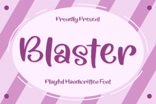 Blaster Playful Handwritten Font Font Download