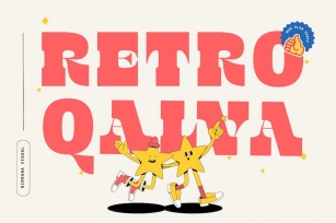 Retro Qalva - Vintage Font Font Download