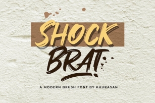 Shock Brat Font Download