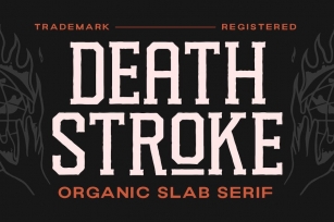 Death Stroke Font Download