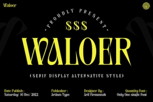 Waloer Font Download