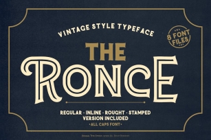 Ronce - Vintage Display Font Font Download