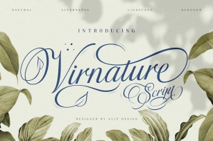 The Virnature Nature Script Font Download