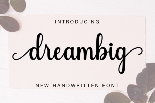 Dreambig Font Download