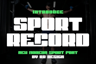 Sport Record Font Download
