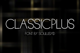 Classicplus Font Download