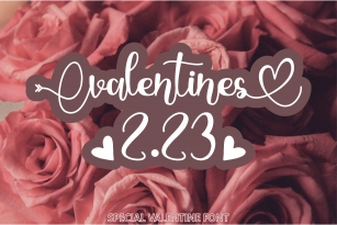 Valentines 2.23 Font Download