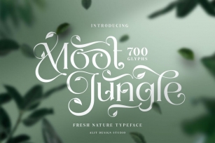 The Moot Jungle Nature Typeface Font Download