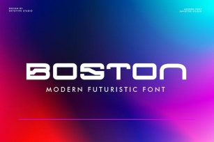 Boston - Bold Modern Font Font Download