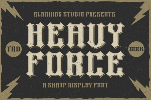 Heavy Force Font Download