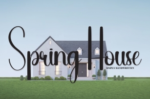 Spring House Font Download