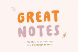 Great Notes Font Download