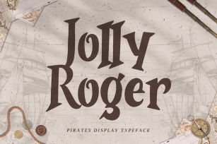 Jolly Roger - Pirates Display Typeface Font Download