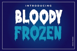 Bloody Frozen Font Download