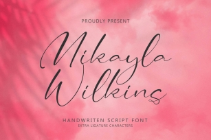 Mikayla Wilkins Font Download
