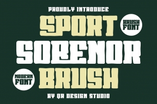 Sport Sobenor Brush Font Download