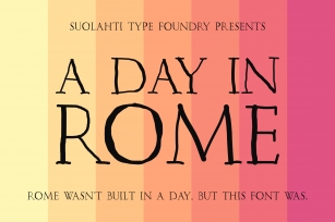 A Day in Rome Font Download