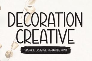 Decoration Creative Font Download