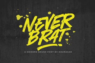 Never Brat Font Download