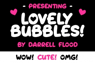 Lovely Bubbles Font Download