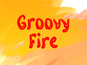 G Groovy Fire Font Download