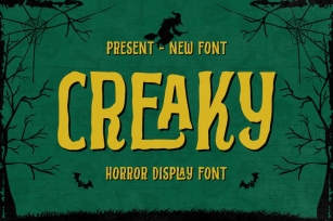 Creaky - Horror Display Font Download