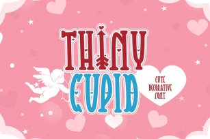 Thiny Cupid - Cute Decorative Font Font Download