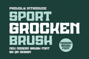 Sport Grocken Brush Font Download