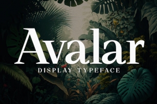 Avalar - Elegant Display Font Download