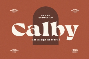 Calby - Elegant Serif Font Font Download