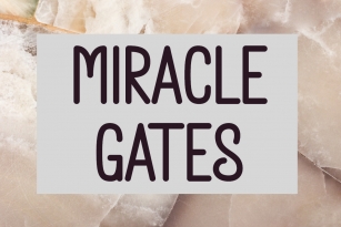Miracle Gates Font Download