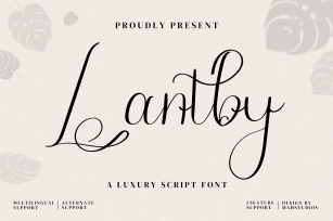 Lantby Font Download