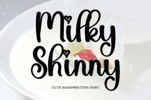 Milky Shinny Font Download