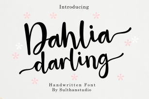 Dahlia Darling Font Download