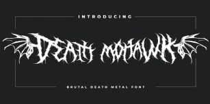 Death Mohawk Font Download