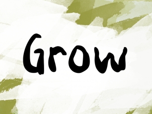 G Grow Font Download