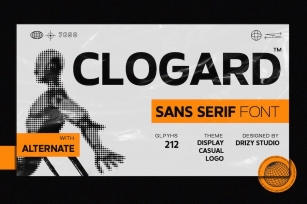 Clogard - Sans Serif Bold Display Font Font Download