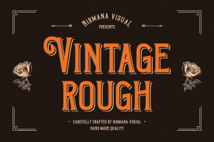 Vintage Rough - Retro Font Font Download