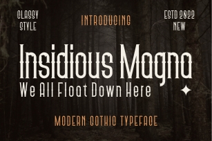 Insidious Magna Font Download
