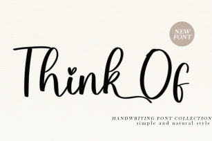 Think of Font Download