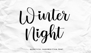 Winternight Font Download