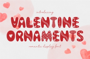 Valentine Ornaments Font Download