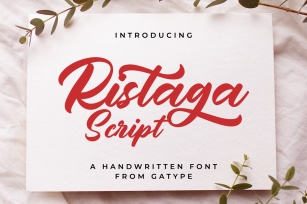 Ristaga Script Font Download