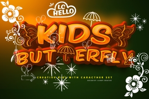 Kids Butterfly Font Download