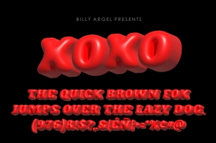 XOXO TYPE Ext Bd Font Download